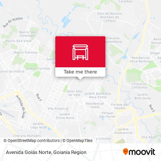 Avenida Goiás Norte map