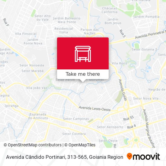 Avenida Cândido Portinari, 313-565 map