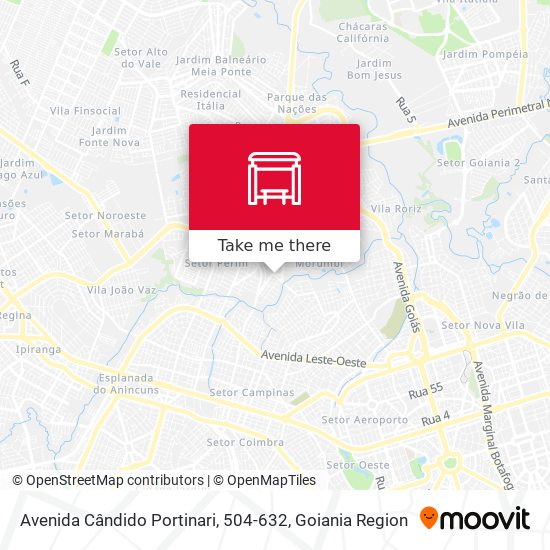 Avenida Cândido Portinari, 504-632 map