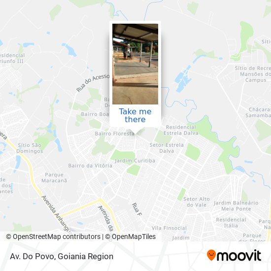 Av. Do Povo map