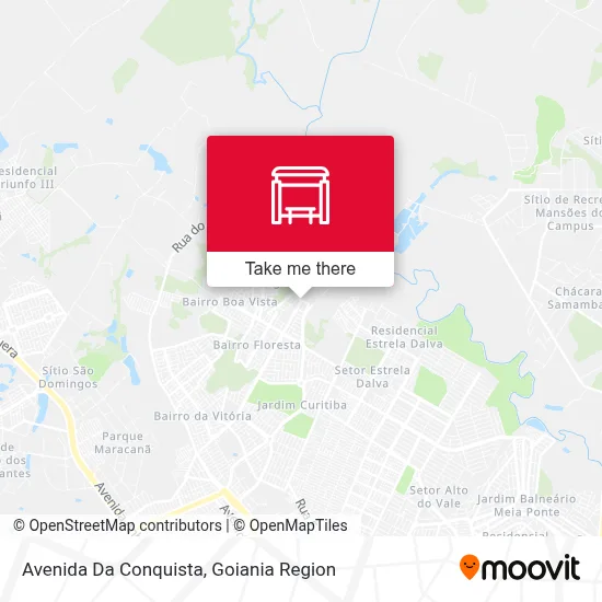 Avenida Da Conquista map