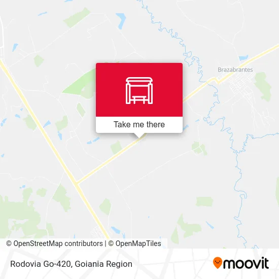 Rodovia Go-420 map