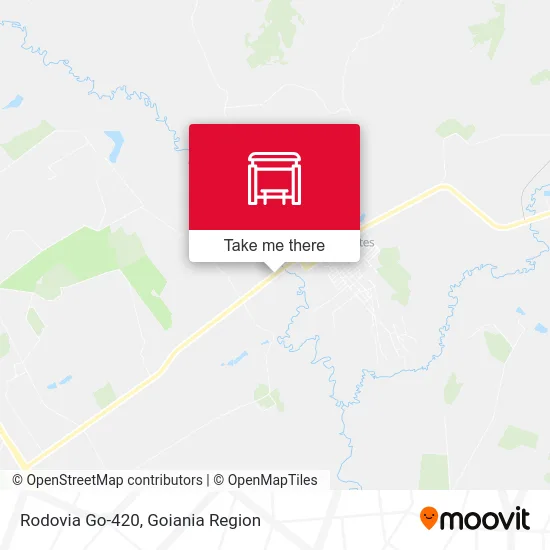 Rodovia Go-420 map