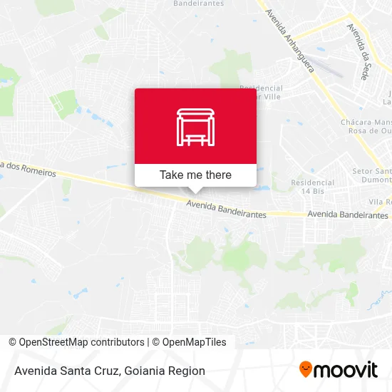 Avenida Santa Cruz map