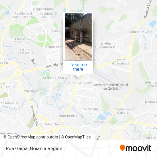 Rua Gaipá map