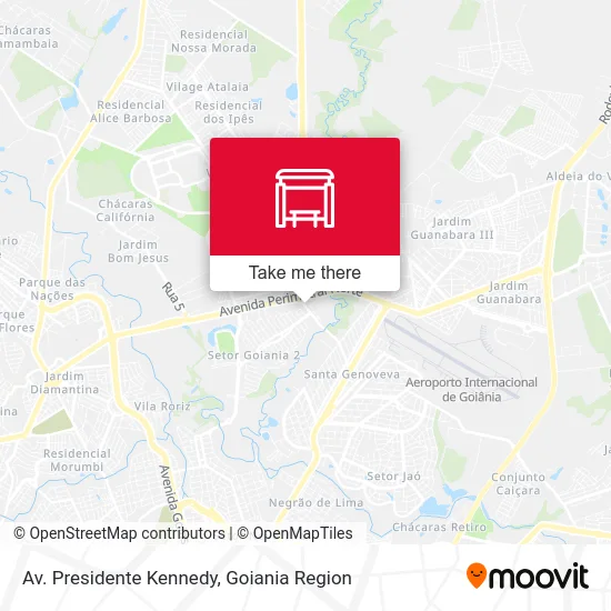 Av. Presidente Kennedy map
