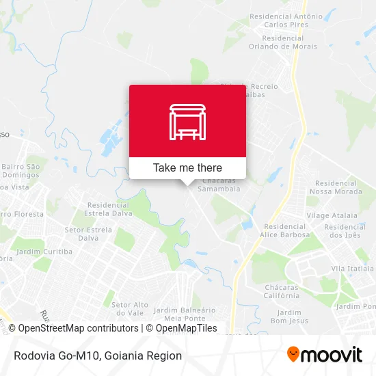 Rodovia Go-M10 map