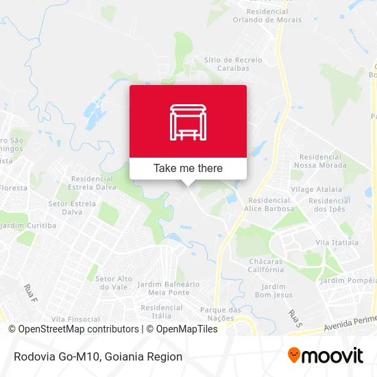 Rodovia Go-M10 map