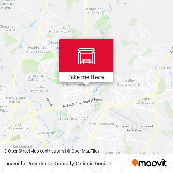 Avenida Presidente Kennedy map