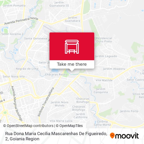 Mapa Rua Dona Maria Cecília Mascarenhas De Figueiredo, 2