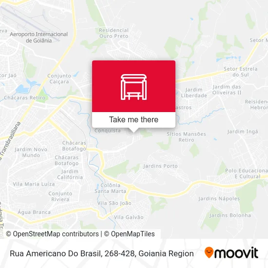 Rua Americano Do Brasil, 268-428 map
