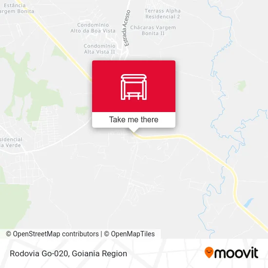 Rodovia Go-020 map