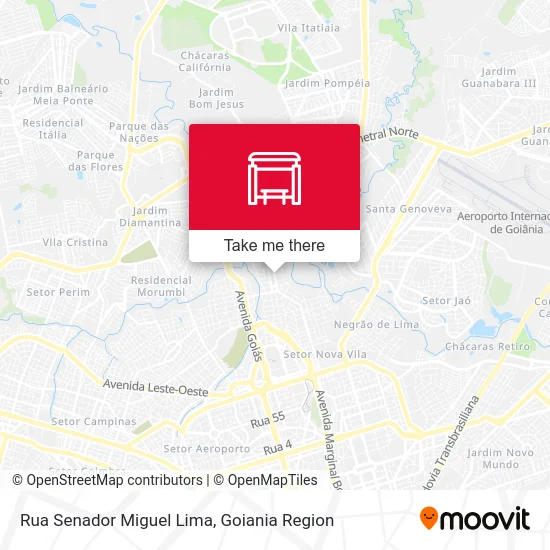 Rua Senador Miguel Lima map