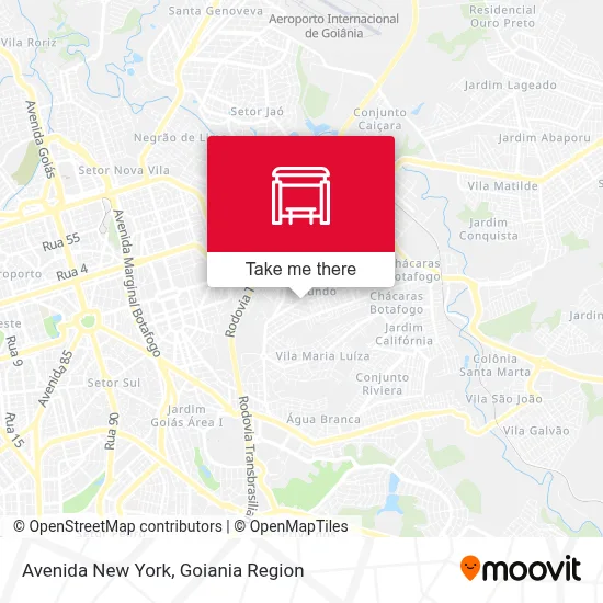 Avenida New York map