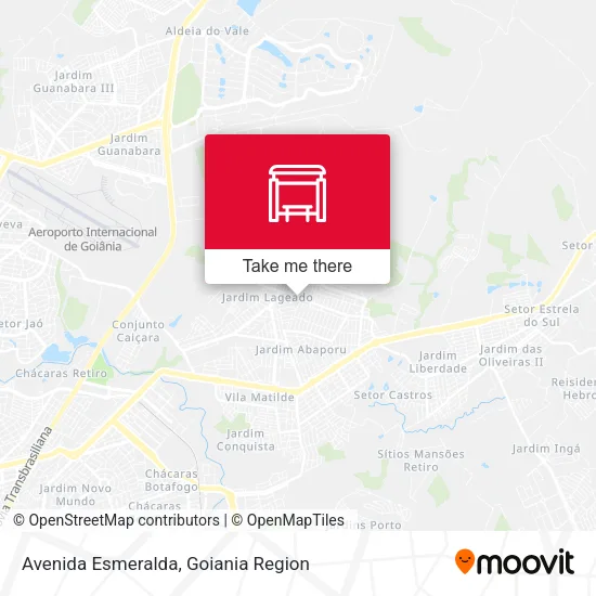 Avenida Esmeralda map