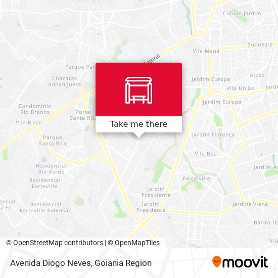 Mapa Avenida Diogo Neves