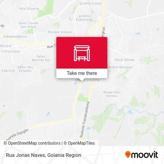 Rua Jonas Naves map