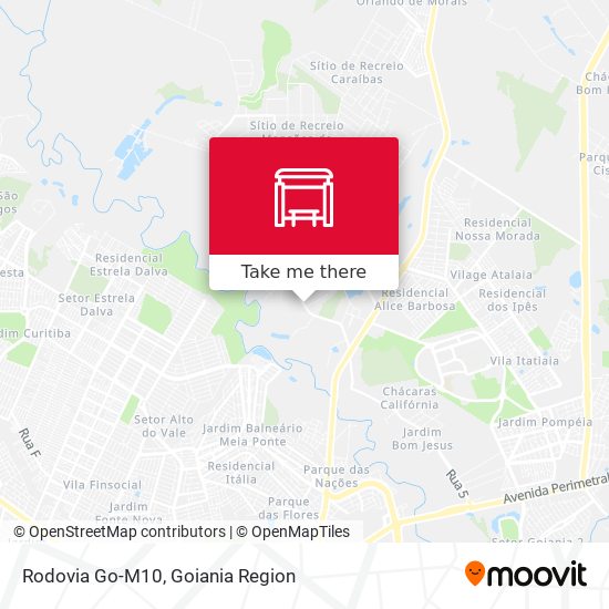 Rodovia Go-M10 map