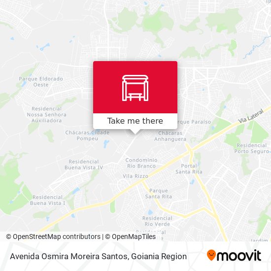 Avenida Osmira Moreira Santos map