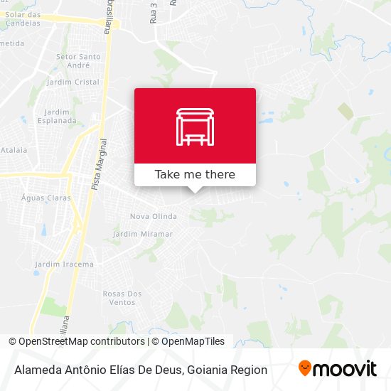 Alameda Antônio Elías De Deus map