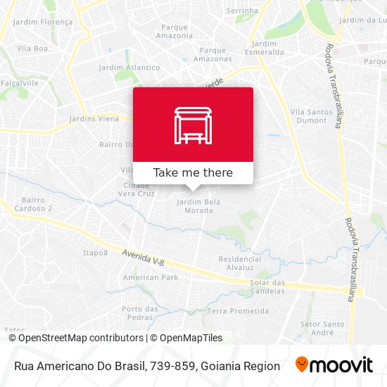 Rua Americano Do Brasil, 739-859 map