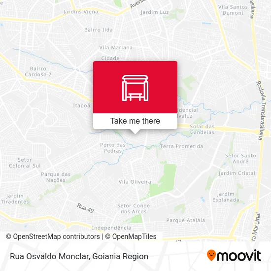 Rua Osvaldo Monclar map