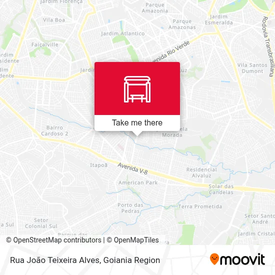 Rua João Teixeira Alves map