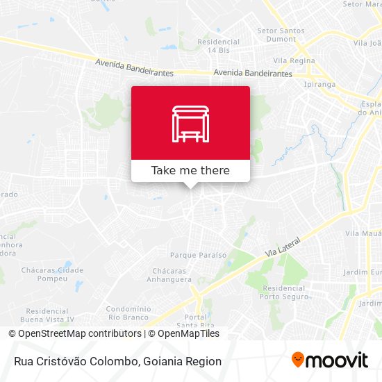 Mapa Rua Cristóvão Colombo