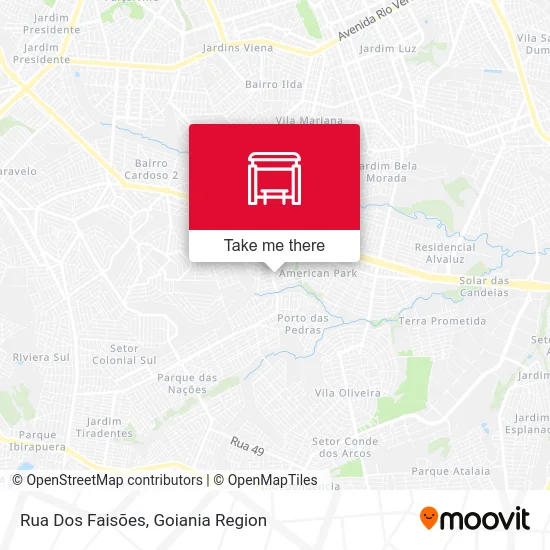 Rua Dos Faisões map