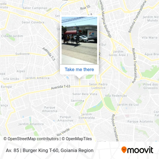 Av. 85 | Burger King T-60 map