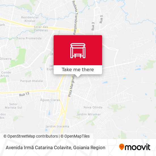 Avenida Irmã Catarina Colavite map