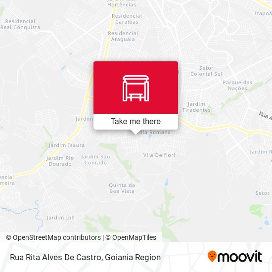 Rua Rita Alves De Castro map