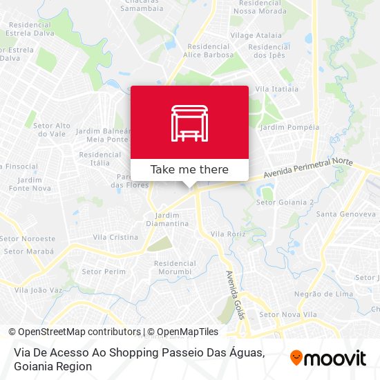 Mapa Via De Acesso Ao Shopping Passeio Das Águas