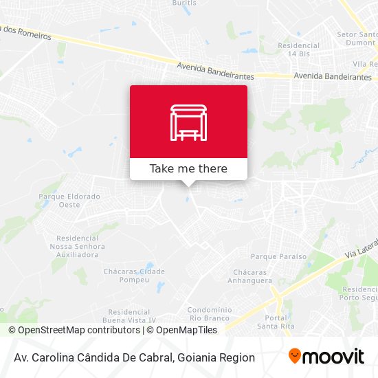 Mapa Av. Carolina Cândida De Cabral