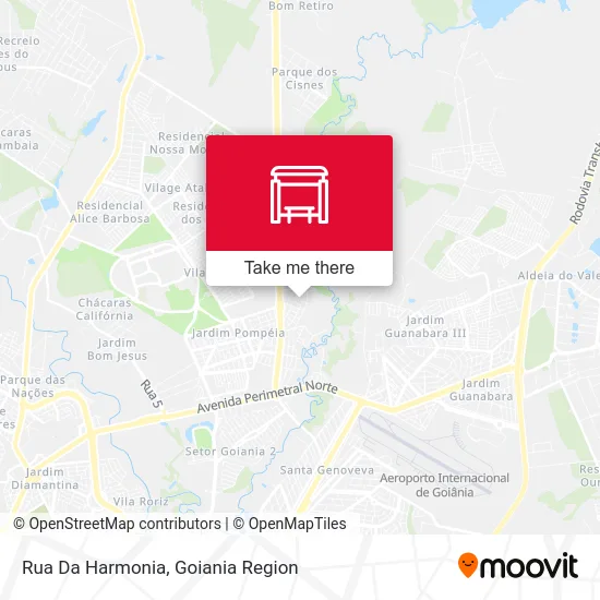 Rua Da Harmonia map