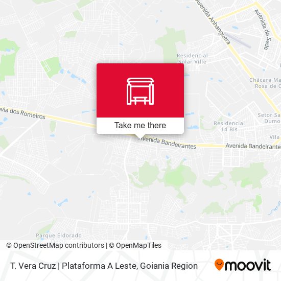 T. Vera Cruz | Plataforma A Leste map