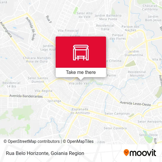 Rua Belo Horizonte map