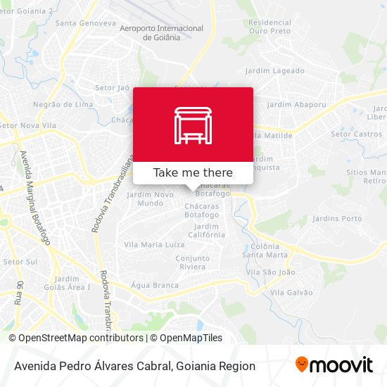 Avenida Pedro Álvares Cabral map
