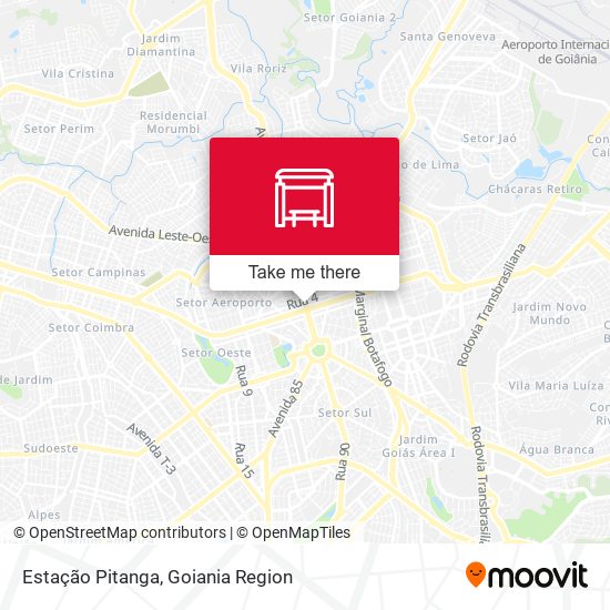 Estação Pitanga map