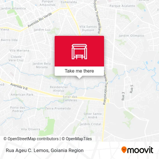 Rua Ageu C. Lemos map