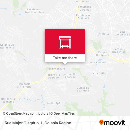 Rua Major Olegário, 1 map