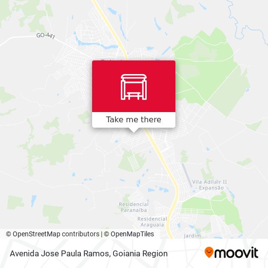 Mapa Avenida Jose Paula Ramos