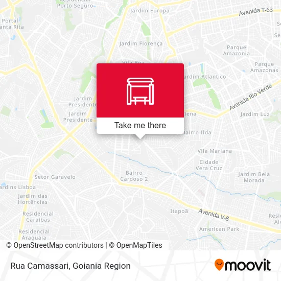 Rua Camassari map