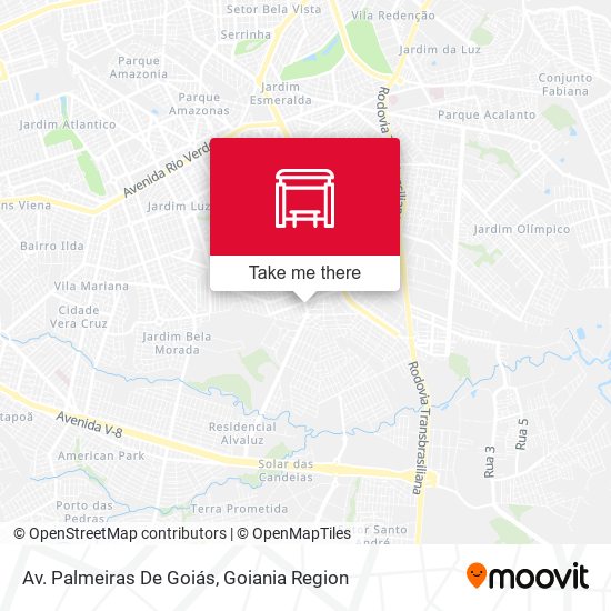 Av. Palmeiras De Goiás map