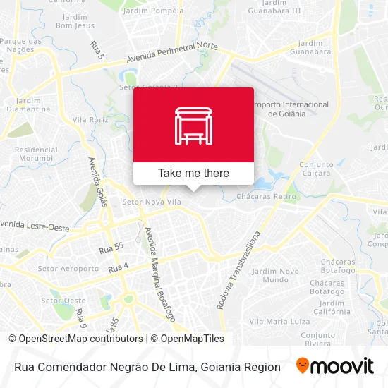 Rua Comendador Negrão De Lima map