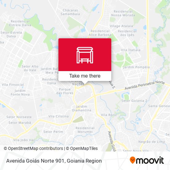 Avenida Goiás Norte 901 map