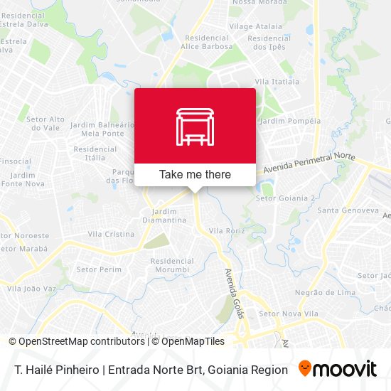 T. Hailé Pinheiro | Entrada Norte Brt map