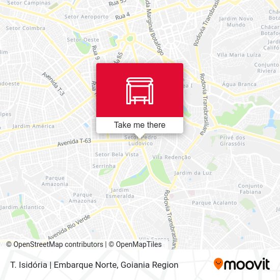 T. Isidória | Embarque Norte map