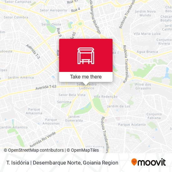 T. Isidória | Desembarque Norte map