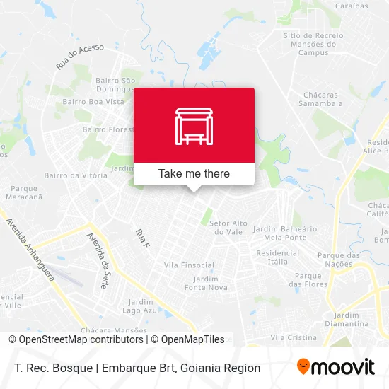 T. Rec. Bosque | Embarque Brt map